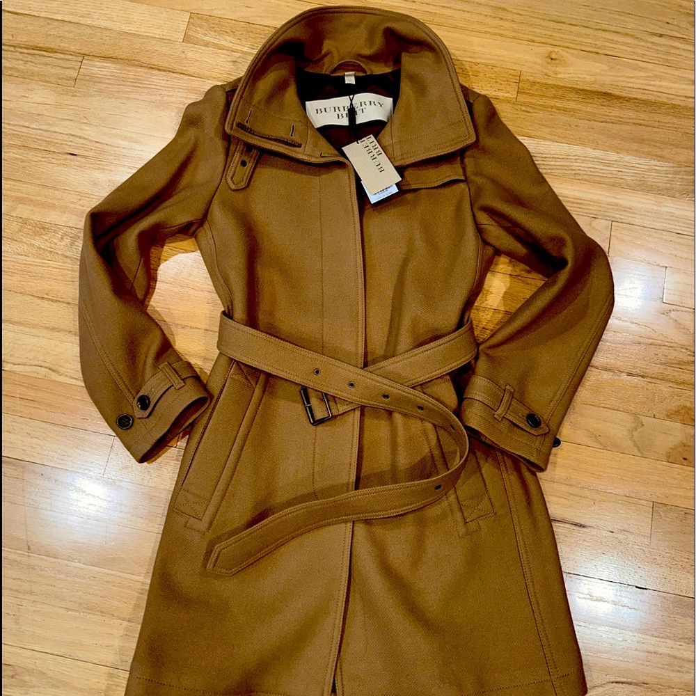 Burberry Brit Rushworth Wool Cashmere coat NWT MSRP $895 - Picture 1 of 14